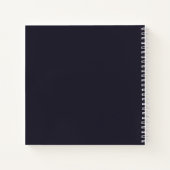 Farbenfrohe Dia de los Muertos | Notizbuch (Rückseite)