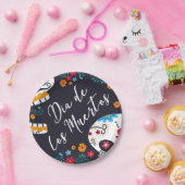 Farbenfrohe Dia de los Muertos | Papierteller (Party)