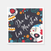 Farbenfrohe Dia de los Muertos | Serviette (Vorderseite)