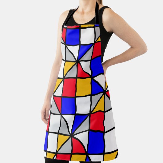 Farbenfrohe Diagonal Squares Schürze (InSitu)