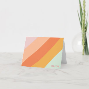 Farbenfrohe Diagonal Streifen Sweet Candy Pastell 