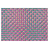 Farbenfrohe Diagonal-Tile-Muster Tischdecke (Vorderseite (Horizontal))