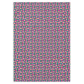 Farbenfrohe Diagonal-Tile-Muster Tischdecke (Vorderseite)