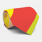 Farbenfrohe Diagonalstreifen Moderne Krawatte (Gerollt)