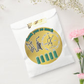 Farbenfrohe Digital 3D Design Weiße Vorzugstaschen Geschenktütchen (Versiegelt)