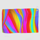 Farbenfrohe Digital Design Golf Handtuch - Perfekt (Horizontal)