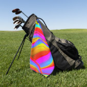 Farbenfrohe Digital Design Golf Handtuch - Perfekt (Gras)