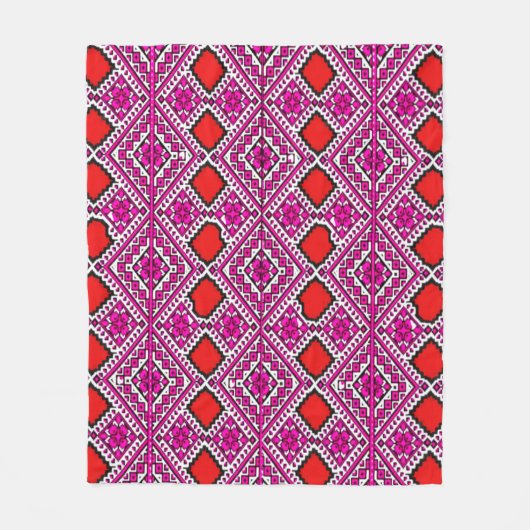 Farbenfrohe digitale 3D Design Fleece Blankon | Pe (Vorderseite)