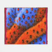 Farbenfrohe digitale 3D Design Fleece Blankon | Pe (Vorderseite (Horizontal))