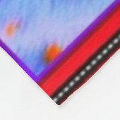 Farbenfrohe digitale 3D Design Fleece Blankon | Pe (Ecke)