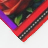Farbenfrohe digitale 3D Design Fleece Blankon | Pe (Ecke)