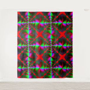 Farbenfrohe digitale 3D-Tapisserie - Extra-Large 8 Wandteppich