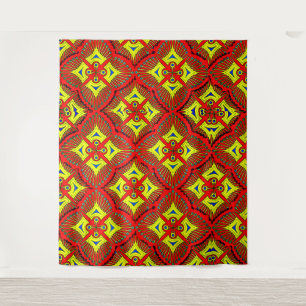 Farbenfrohe digitale 3D-Tapisserie - Extra-Large 8 Wandteppich