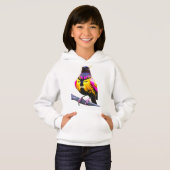 Farbenfrohe digitale Designermädchen - P Hoodie (Vorne ganz)