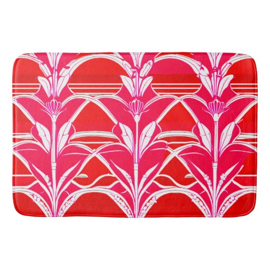 Farbenfrohe digitale Gestaltung große Badematte - (Vorderseite)