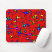 Farbenfrohe digitale Kunstmousepad - Perfekte Größ Mousepad (Mit Mouse)