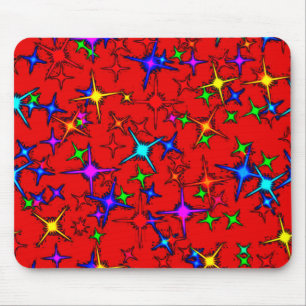 Farbenfrohe digitale Kunstmousepad - Perfekte Größ Mousepad