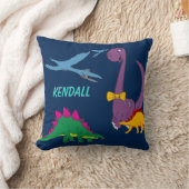 Farbenfrohe Dinosaurier Kindernahrkissen Kissen (Decke)