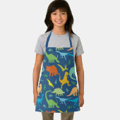 Farbenfrohe Dinosaurier Schürze (Insitu)