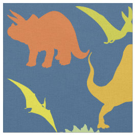 Farbenfrohe Dinosaurier Stoff