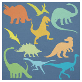 Farbenfrohe Dinosaurier Stoff