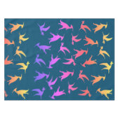 Farbenfrohe Dinosaurier Tischdecke (Vorderseite (Horizontal))