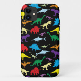Farbenfrohe Dinosaurier Wasserfarbe Kindermuster Case-Mate iPhone Hülle