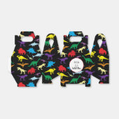 Farbenfrohe Dinosaurier Wild One Kindergeburtstag Geschenkschachtel (Ungefaltet)