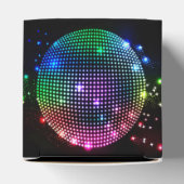 Farbenfrohe Disco Ball - Geschenk/Gastgeschenk Box Geschenkschachtel (Oben)
