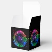 Farbenfrohe Disco Ball - Geschenk/Gastgeschenk Box Geschenkschachtel (Geöffnet)