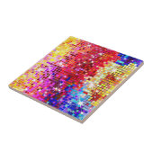 Farbenfrohe Diskothek Fliese (Seite)