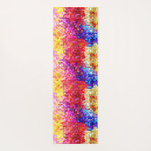 Farbenfrohe Diskothek Imitate Sequenzierung Glitze Yogamatte (Rückseite)