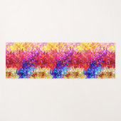 Farbenfrohe Diskothek Imitate Sequenzierung Glitze Yogamatte (Vorderseite (Horizontal))