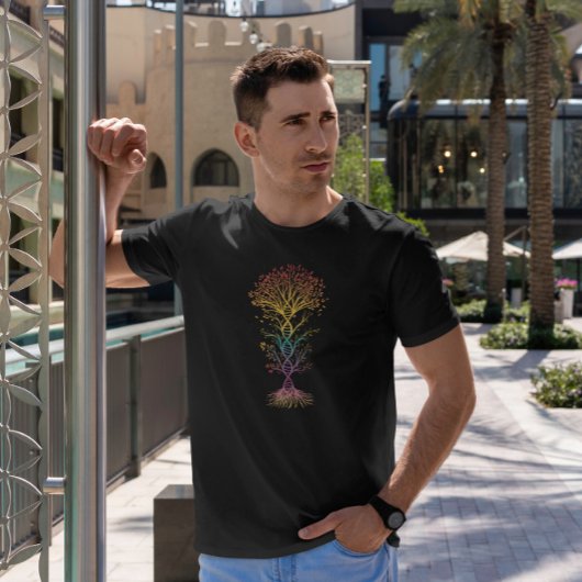 Farbenfrohe DNA Tree T-Shirt