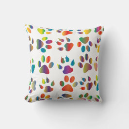 Farbenfrohe Doggie Pws Throw Kissen