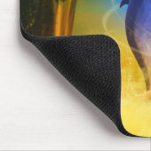 Farbenfrohe Dolphin Mousepad (Ecke)