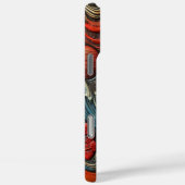 Farbenfrohe Dolphin Relief Design Case-Mate iPhone Hülle (Rückseite / Rechts)