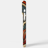 Farbenfrohe Dolphin Relief Design Case-Mate iPhone Hülle (Rückseite / Links)