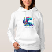Farbenfrohe Dolphin Splash-Fisherman Core- Hoodie (Vorderseite)