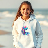 Farbenfrohe Dolphin Splash- Hoodie
