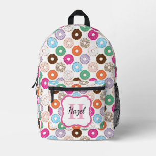Farbenfrohe Donut-Rucksack Bedruckter Rucksack