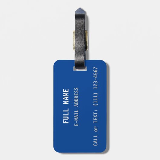 Farbenfrohe Donuts Gepäckmarke Gepäckanhänger (Rückseite vertikal)