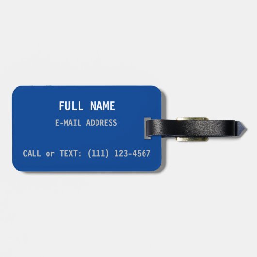 Farbenfrohe Donuts Gepäckmarke Gepäckanhänger (Rückseite horizontal)