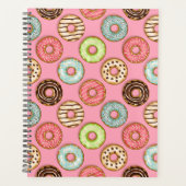 Farbenfrohe Donuts Planer (Vorderseite)