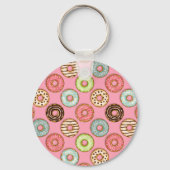 Farbenfrohe Donuts Schlüsselanhänger (Vorderseite)