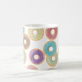 Farbenfrohe Donuts und Sprinklermuster Kaffeetasse (Mittel)