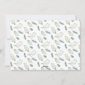 Farbenfrohe Doodles Frohe Weihnachten 6 Multi-Foto (Rückseite)