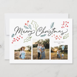 Farbenfrohe Doodles Frohe Weihnachten Multi-Foto