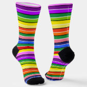 Farbenfrohe Dopaminverkleidung mit mehrfarbigem St Socken (Gewinkelt)