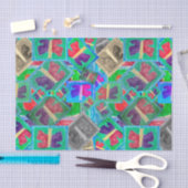 Farbenfrohe Doppelherausforderung | Gewebepapier Seidenpapier (Handwerk)